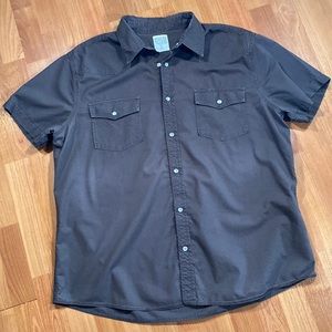 100% Cotton Short Sleeve Button Down -XL